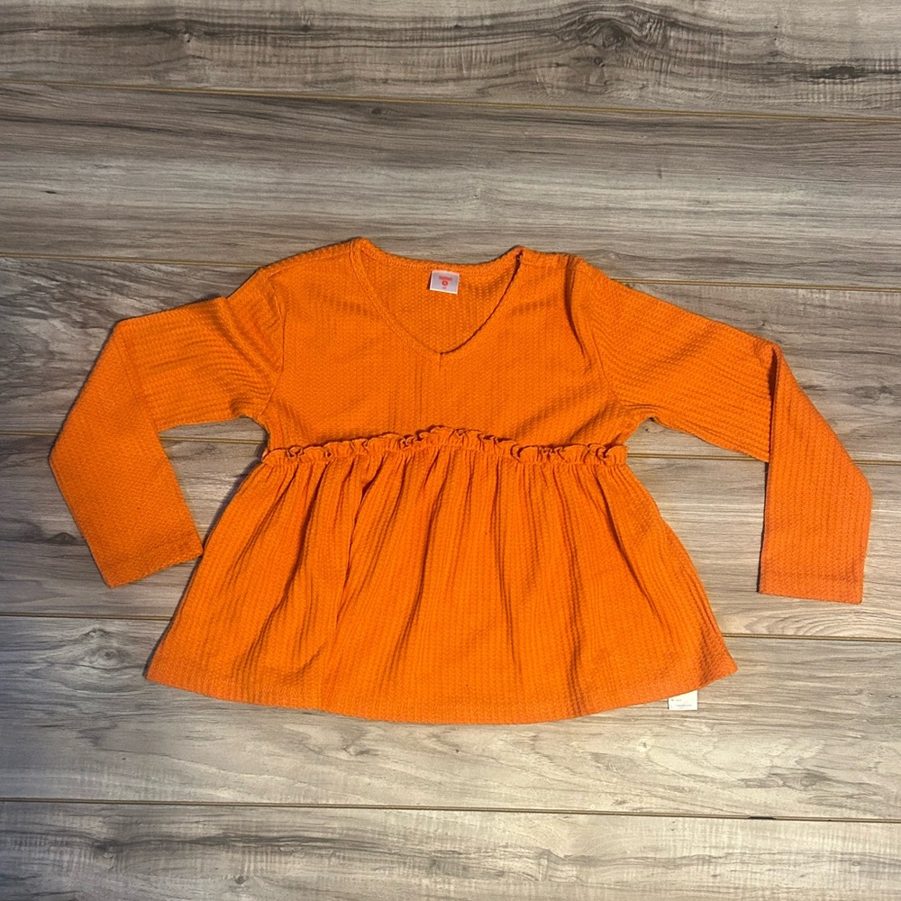 Orange longe sleeve